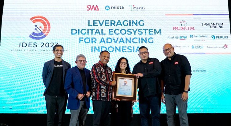 Samudera Raih Penghargaan di Indonesia Digital Ecosystem Summit (IDES) 2023